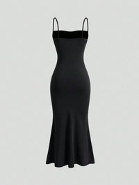 Black Ruched Bodycon Maxi Dress